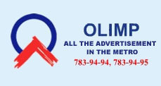 OLIMP all the advertisement in the metro